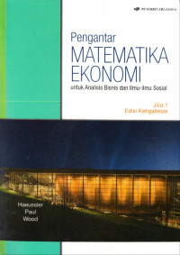 Image of Pengantar Matematika Ekonomi Untuk Analisis